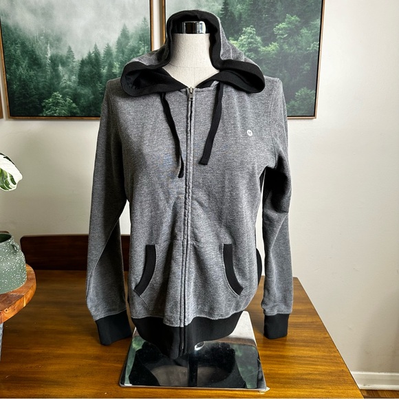G.H Bass and Co Zip Up Grey Sweater Medium - Picture 4 of 10